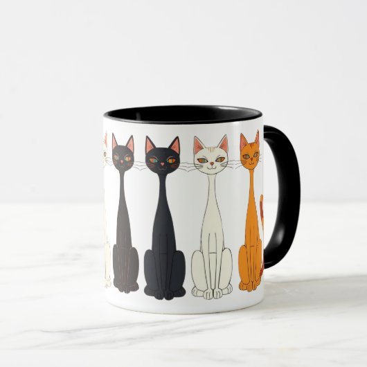 Still Tired Cats - Cat Mom Kitty Lover - Graphic Tasse (VorderseiteRechts)