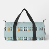 Still Tired Cats - Cat Mom Lover - Blue Graphic Duffle Bag (Vorderseite)
