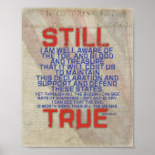 STILL TRUE JOHN ADAMS AMERICA QUOTE POSTER (Vorne)