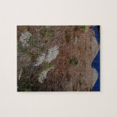 Still Wasser mit Wildblumenufer Puzzle (Horizontal)