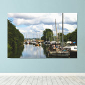 Still Waters at Lydney Docks UK Leinwanddruck (Insitu (Holzboden))