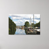 Still Waters at Lydney Docks UK Leinwanddruck (Vorderseite)