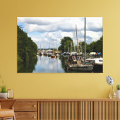 Still Waters at Lydney Docks UK Leinwanddruck (Insitu (Wohnzimmer))