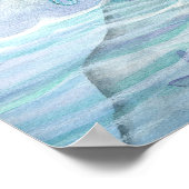 Still Waters Mermaid Mutter und Baby Poster (Ecke)