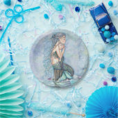 Still Waters Mutter und Baby Mermaids Baby Dusche Pappteller (Party)