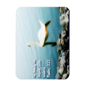 Still Waters Scripture Inspiration Foto Magnet (Vertikal)