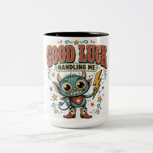 Still werdende inspirierende Typografie Botanic Zweifarbige Tasse