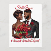 Still You Chosen, Cherished, Folded Greeting Card Postkarte (Vorderseite)