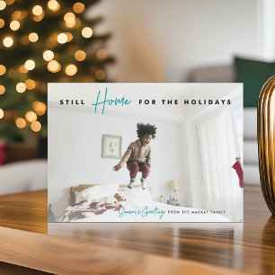 Still Zuhause Funny Season's Greetings Foto Feiertagskarte