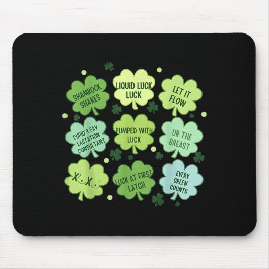 Stillberaterin St. Patrick Tag Stillberatung Mousepad (Vorne)