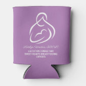 Stillberatung Lila Stillen Dosenkühler (Vorderseite)