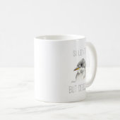 Stille aber Tod (Empidonax Flycatcher) Kaffeetasse (VorderseiteRechts)