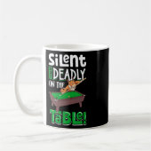 Stille, aber tödlich - Billiards Lynx Kaffeetasse (Links)