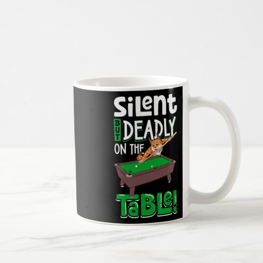 Stille, aber tödlich - Billiards Lynx Kaffeetasse (Rechts)