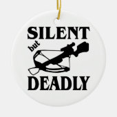 Stille, aber tödliche CrossBow-Jagd Keramikornament (Vorne)