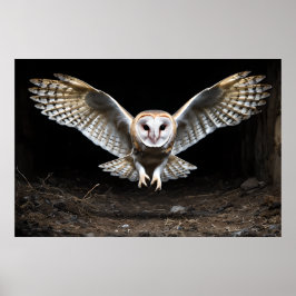 Stille Abstammung - Ausblasen im Flug Poster