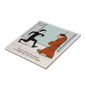 "Stille Achtung" Fliese (Seite)