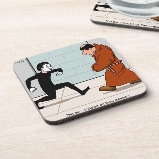 "Stille Achtung" Untersetzer (Linke Seite)