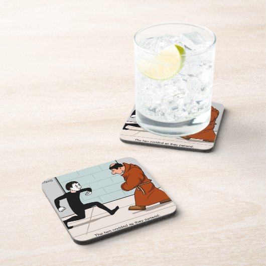 "Stille Achtung" Untersetzer (Rechte Seite)