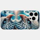 Stille Adler unter einem glühenden Mitternachtsmon Case-Mate iPhone Hülle (Rückseite (Horizontal))