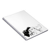 Stille Anleihe in Silhouette Notizblock (Rechte Seite)