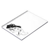 Stille Anleihe in Silhouette Notizblock (Linke Seite)