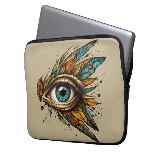 Stille Anrufe Laptopschutzhülle (Vorderseite Links)