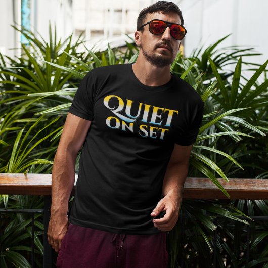 Stille auf Set - Funny Filmmaking T-Shirt