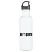 Stille Aufgabe Edelstahlflasche (Vorderseite)