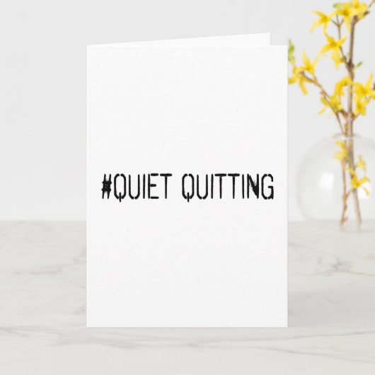 Stille Aufgabe Karte (Gelbe Blume)