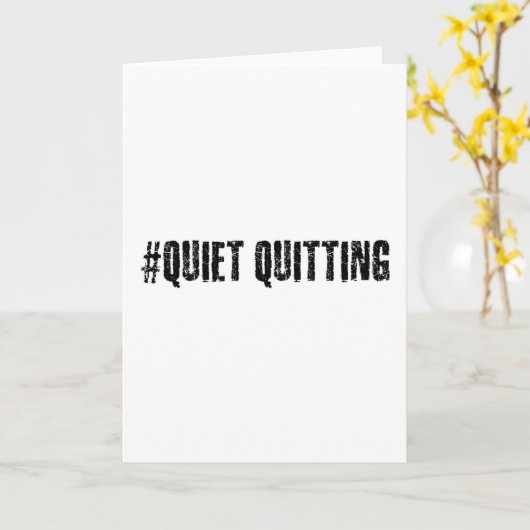 Stille Aufgabe Karte (Gelbe Blume)