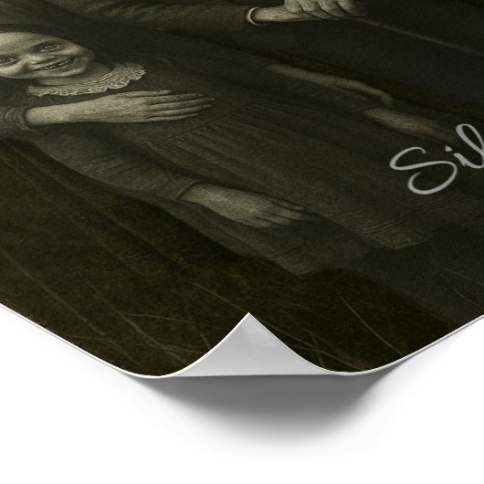 Stille Bande des Erbes Poster (Ecke)