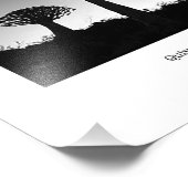 Stille Bäume bei Sonnenuntergang Fotodruck (Ecke)