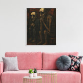 "Stille Begleiter" | Kubist & Expressionist . Leinwanddruck (Insitu (Wohnzimmer))