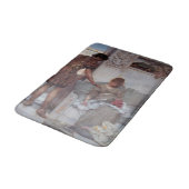 Stille Begrüßung (von Lawrence Alma-Tadema) Badematte (Schrägansicht)