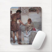 Stille Begrüßung (von Lawrence Alma-Tadema) Mousepad (Mit Mouse)