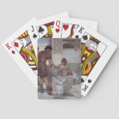 Stille Begrüßung (von Lawrence Alma-Tadema) Spielkarten (Rückseite)
