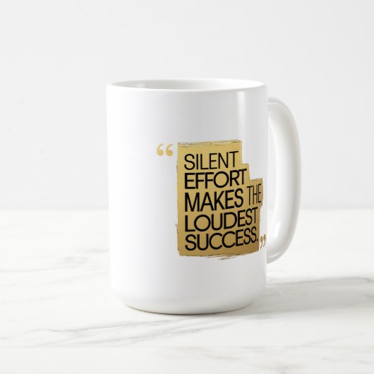 Stille Bemühungen Kaffeetasse (VorderseiteRechts)