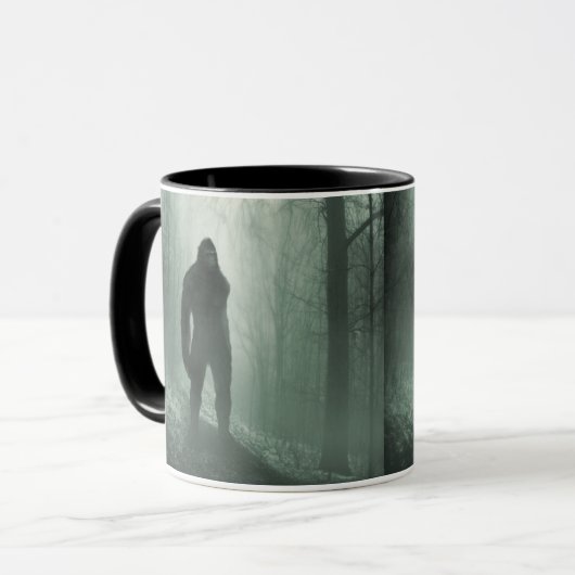 Stille Beobachters Tasse Bigfoots/Sasquatch (Vorderseite Links)