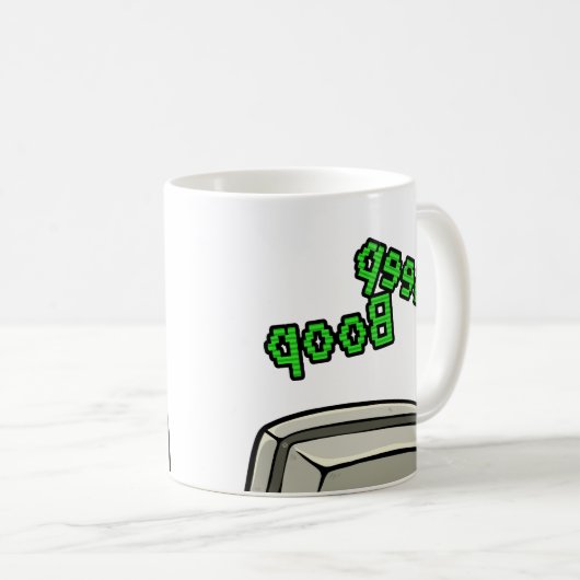 Stille Beobachtertöne Kaffeetasse (VorderseiteRechts)