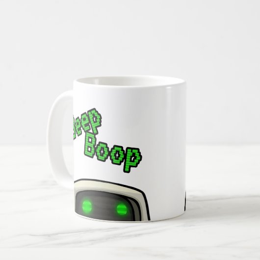 Stille Beobachtertöne Kaffeetasse (Vorderseite Links)