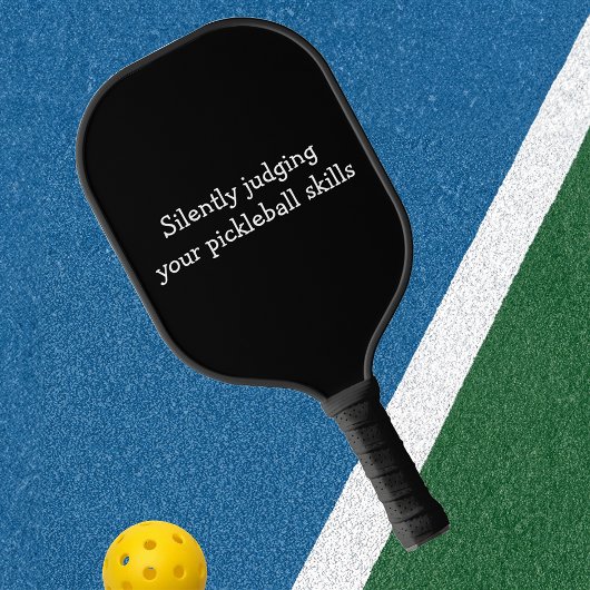 Stille Beurteilung Ihrer Fähigkeiten Pickleball Schläger
