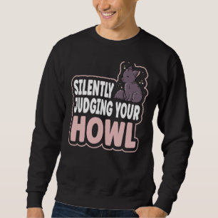 Stille Beurteilung Ihres Howls nach einem Wolf Sweatshirt