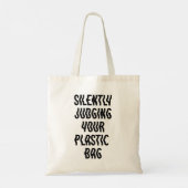 Stille Beurteilung Ihres Plastiktütentaschen Tragetasche (Rückseite)