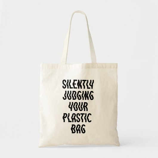 Stille Beurteilung Ihres Plastiktütentaschen Tragetasche (Vorne)