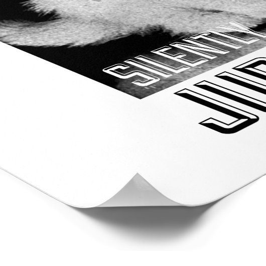 Stille Beurteilung Poster (Ecke)