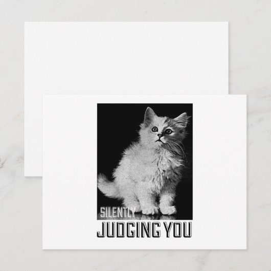 Stille Beurteilung Postkarte (Vorne/Hinten)