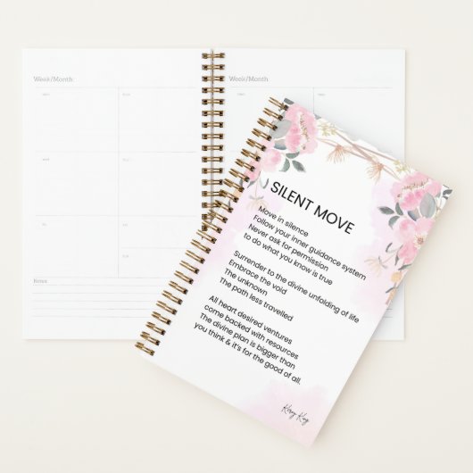 Stille Bewegung - Ermutigung der Gedichte Planer (Anzeige)