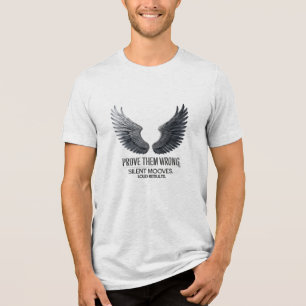 Stille Bewegungen, lautes Ergebnis Bella+Leinwan Tri-Blend Shirt