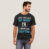 Stille Bildhauerkunst T-Shirt (Vorne ganz)